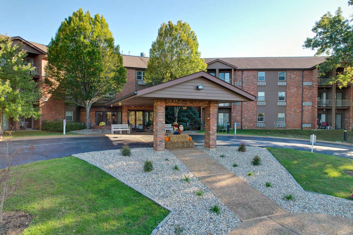 Main entrance and exterior of Autumn Ridge Residences